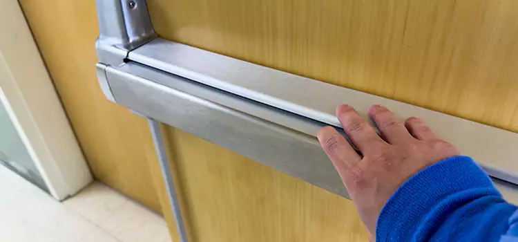 Installing a Push Bar on a Door King of Prussia